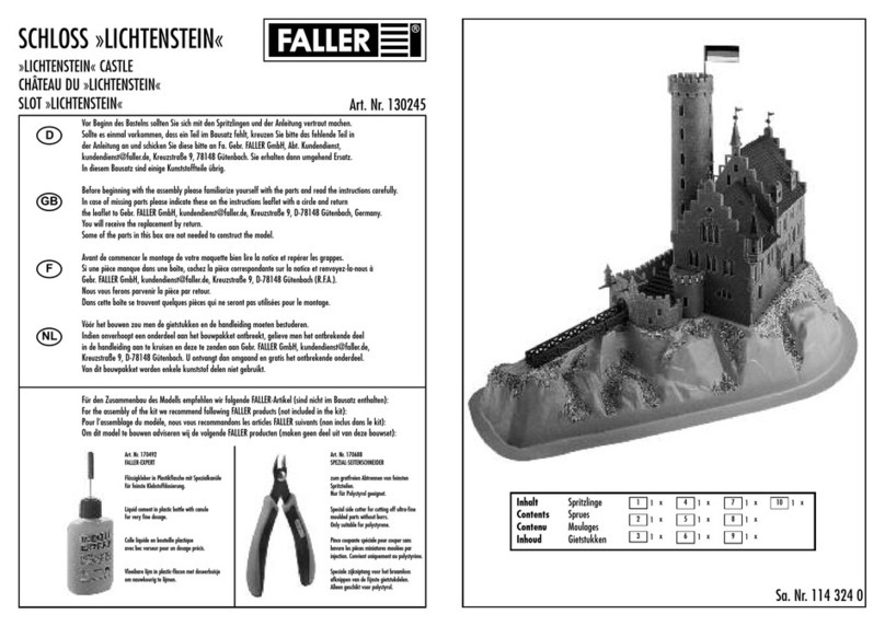 Faller Lichtenstein User manual