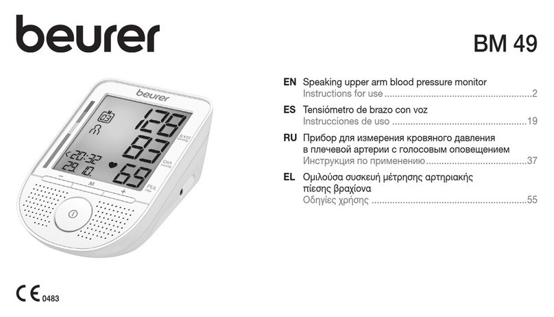 Beurer DM 49 User manual