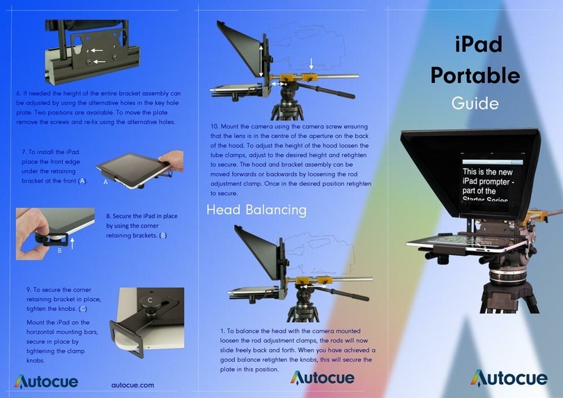 AUTOCUE iPad Portable Guide