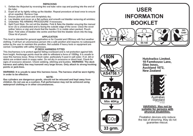 Halkey-Roberts Pro1F Inflator User Information Booklet