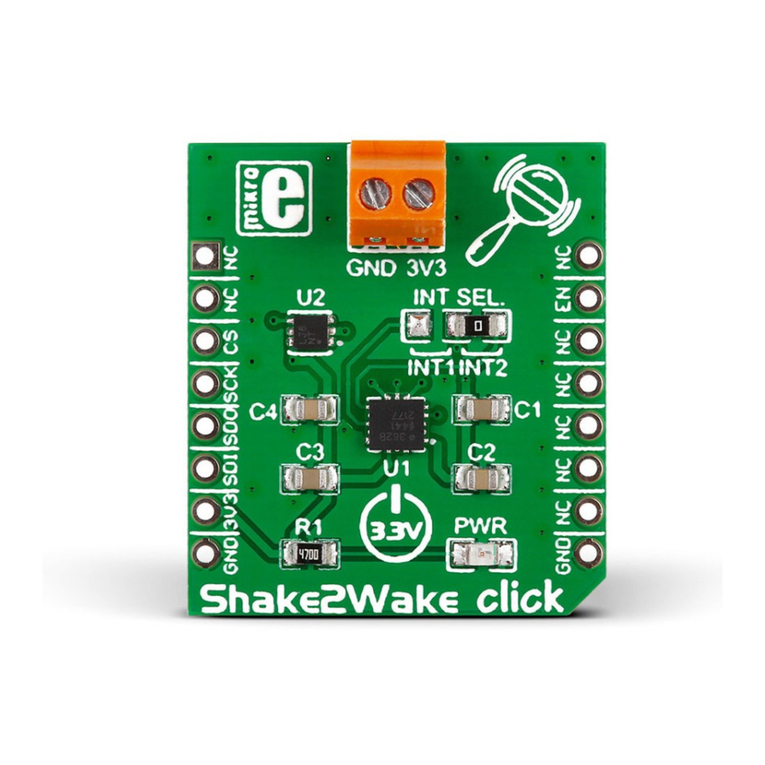 mikroElektronika Shake2Wake click User manual mikroElektronika Shake2Wake click User manual