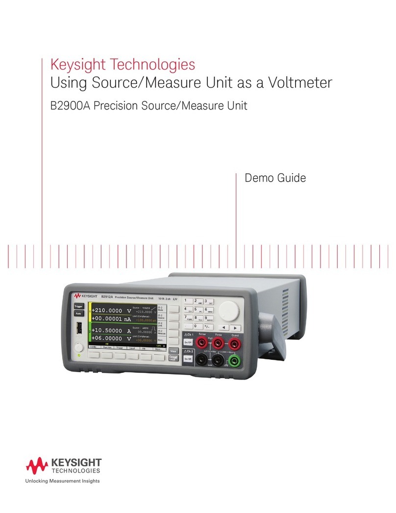 Keysight B2900A Demo guide