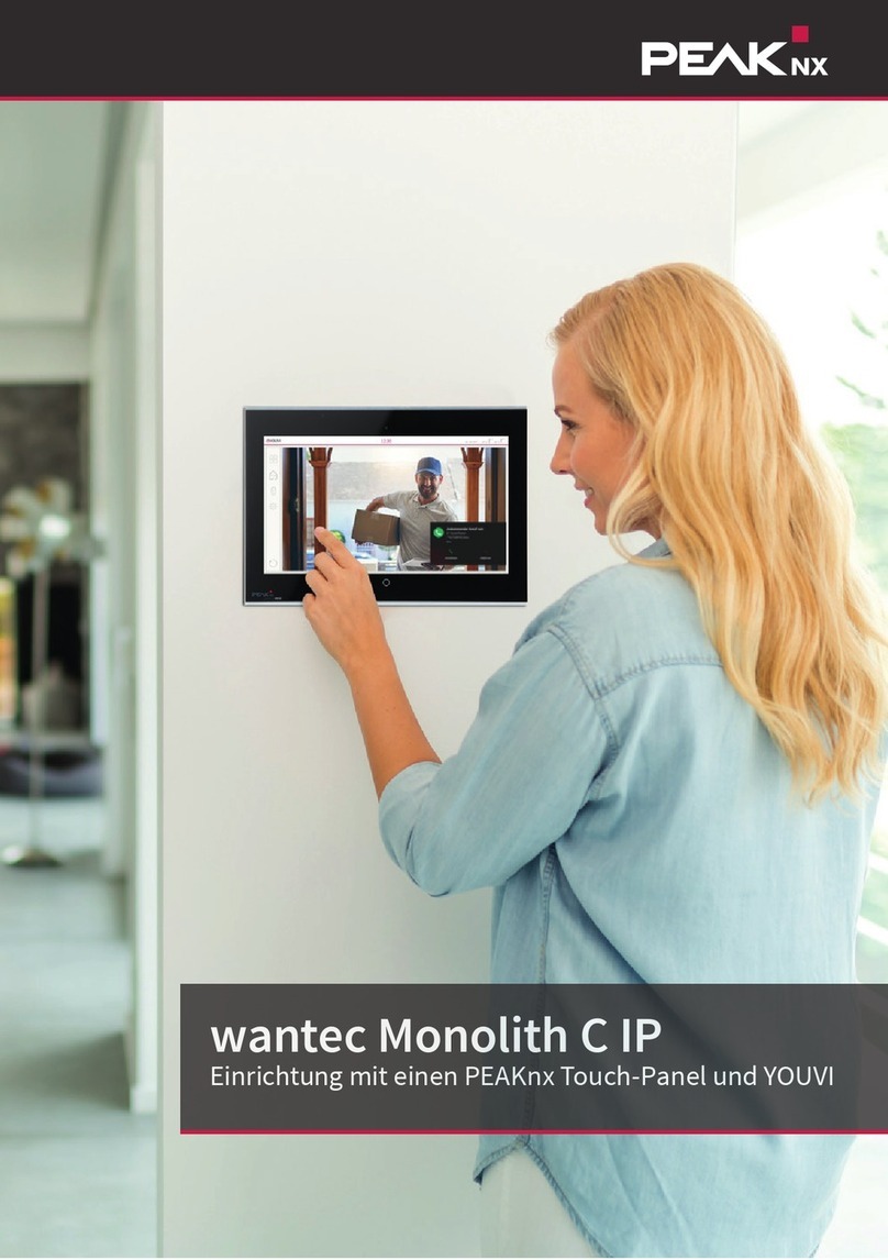 PEAKnx wantec Monolith C IP manual