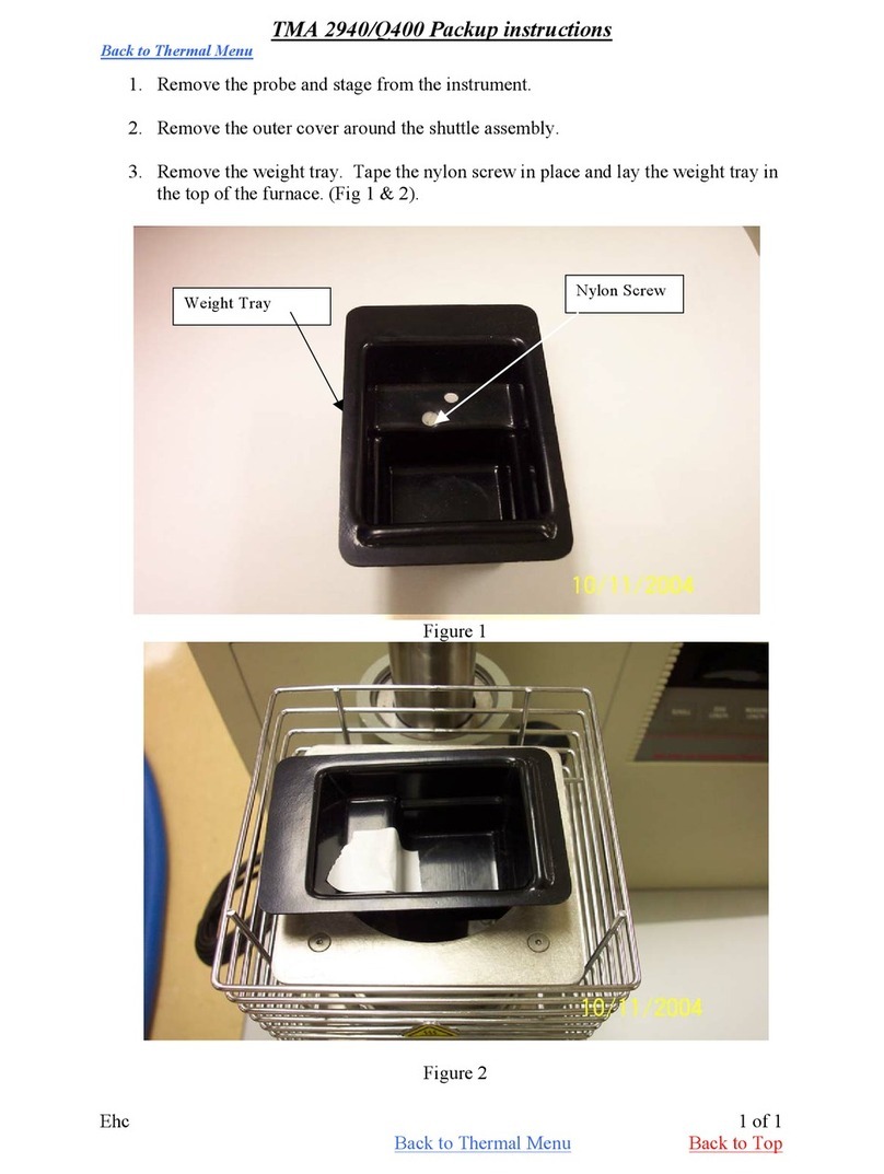 TA Instruments TMA 2940 instructions