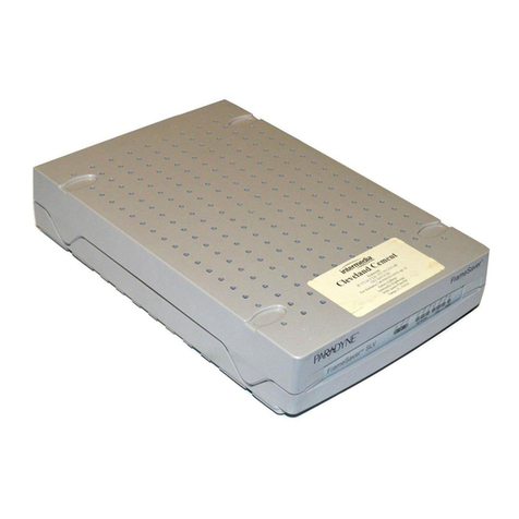 Paradyne FrameSaver SLV 9124 Use and care manual