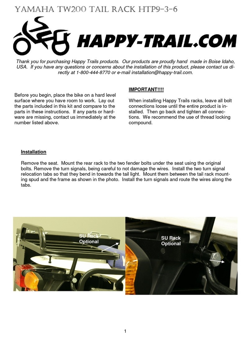 Happy Trails HTP9-3-6 Installation directions Happy Trails HTP9-3-6 Installation directions