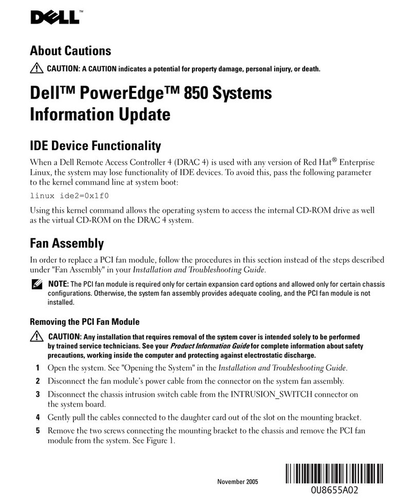 Dell PowerEdge 850 Technical manual