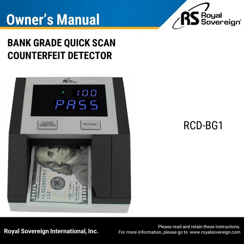 Royal Sovereign RCD-BG1 owner's manual