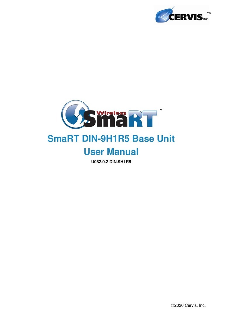 Cervis SmaRT DIN-9H1R5 user manual