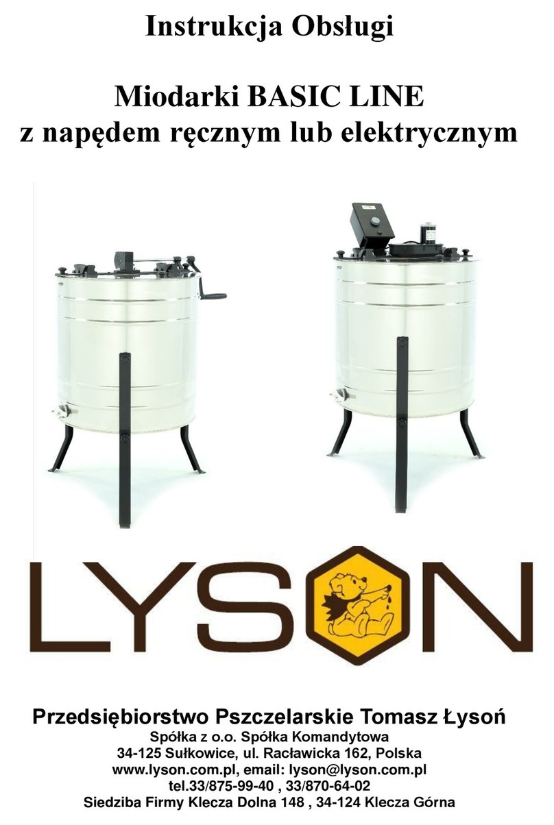LYSON BASIC LINE Series manual