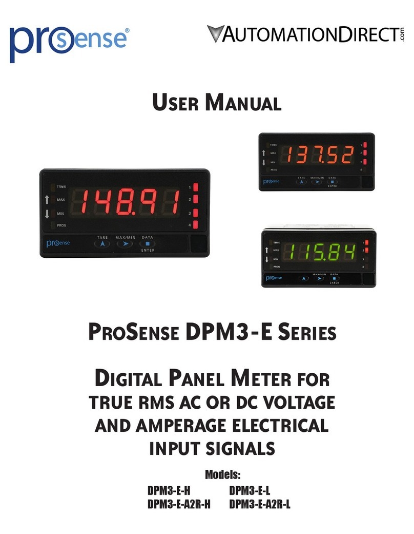 AutomationDirect ProSense DPM3-E Series user manual