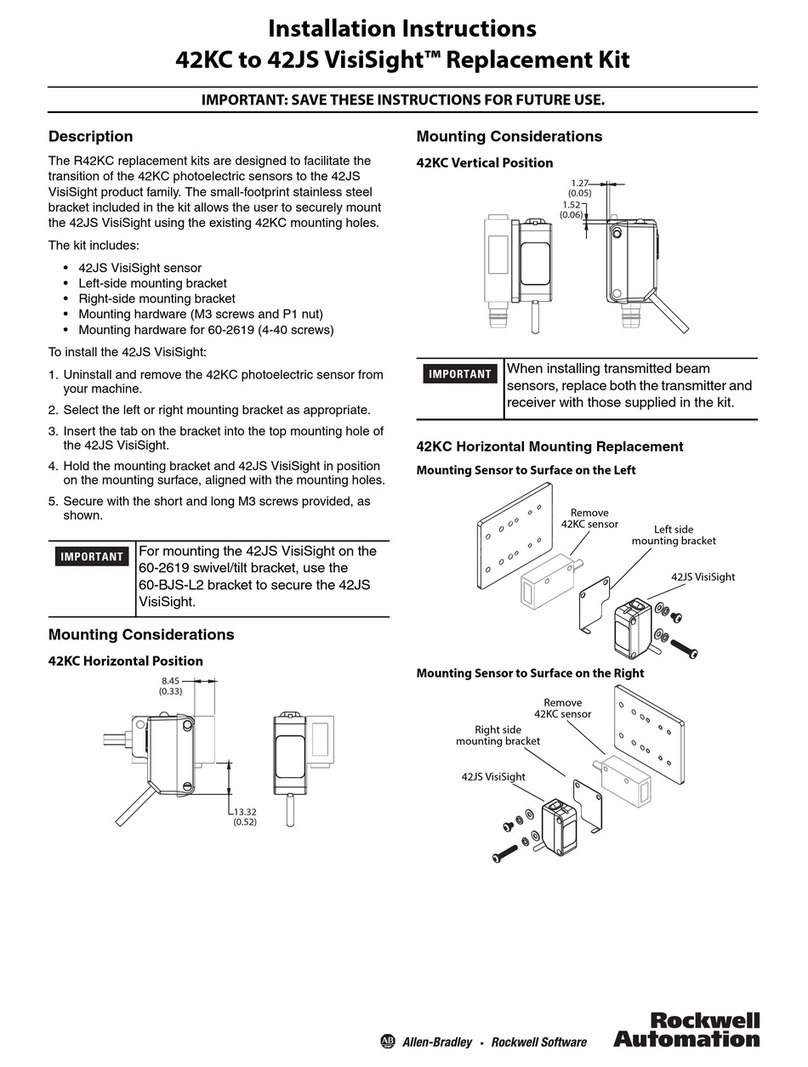 Rockwell Automation Allen-Bradley VisiSight R42KC installation instructions