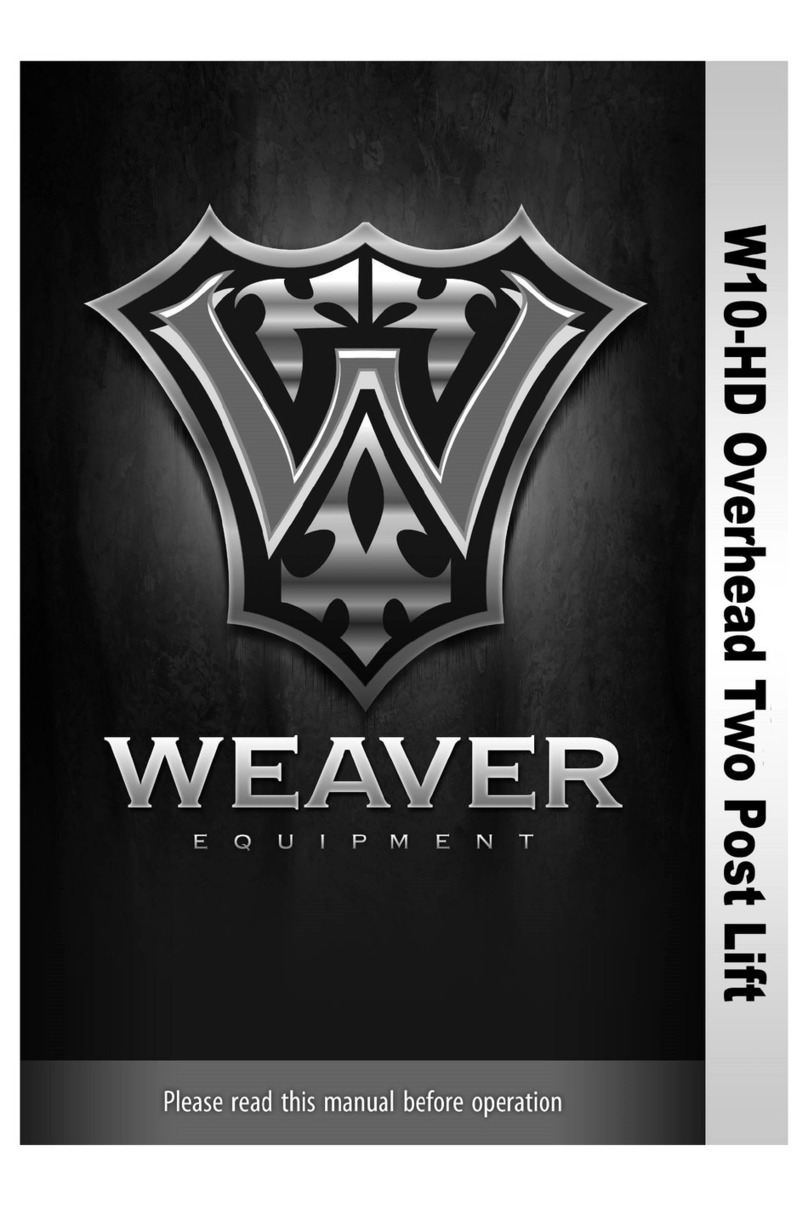 Weaver W10-HD Installation & operation manual
