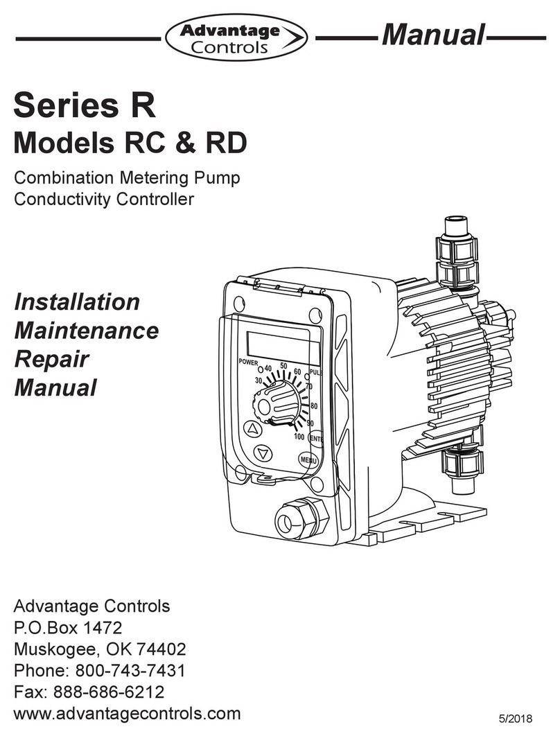 Advantage Controls MicroTron R Series User manual