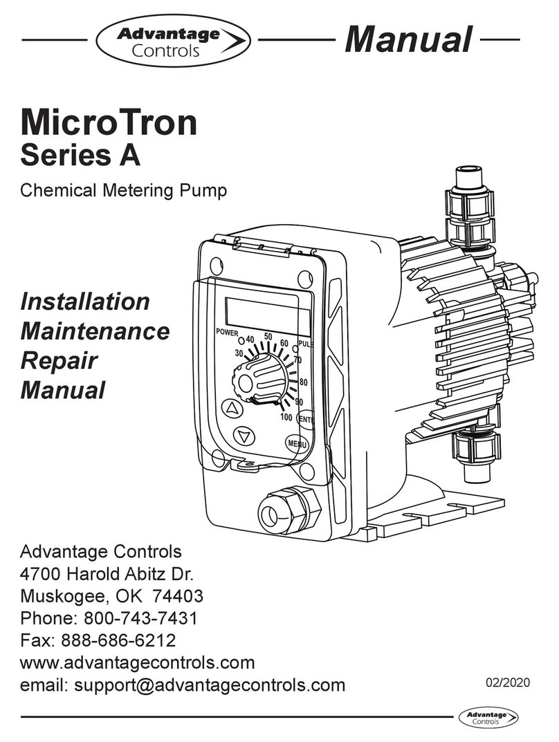 Advantage Controls MicroTron A Series User manual
