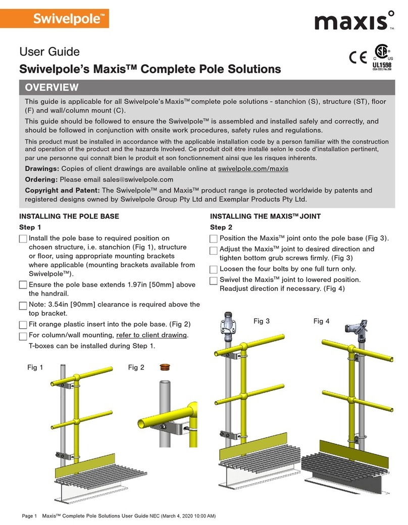 Swivelpole Maxis user guide