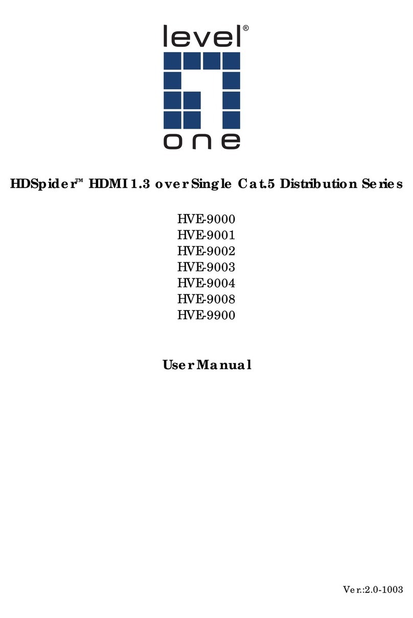 LevelOne HVE-9000 User manual