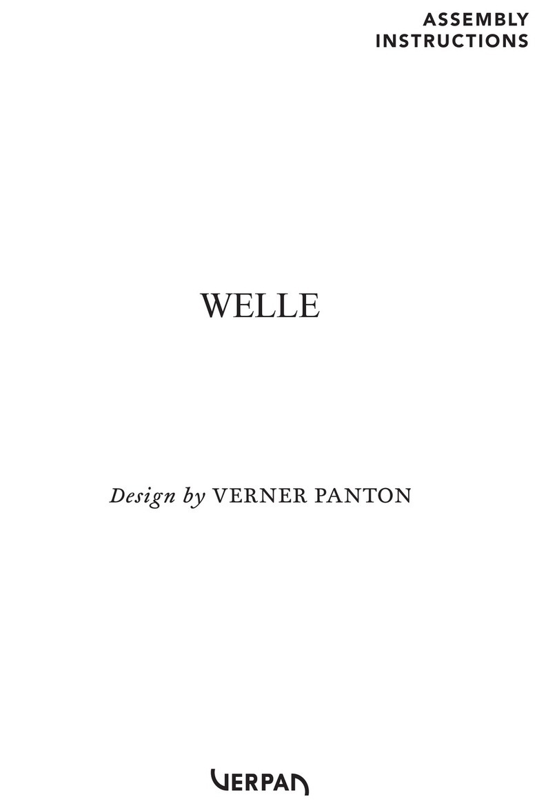 Verpan WELLE Assembly instructions Verpan WELLE Assembly instructions