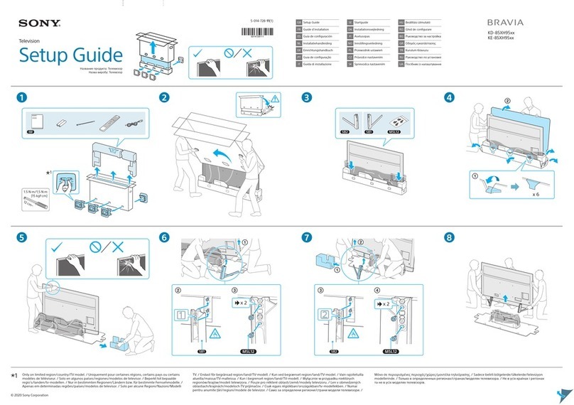 Sony BRAVIA KD-85XH95 Series User manual