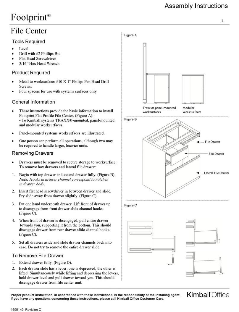 Kimball Office Footprint Assembly instructions