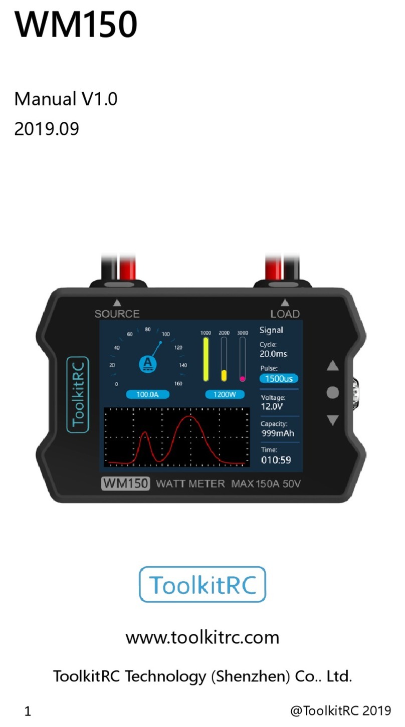 ToolKitRC WM150 manual