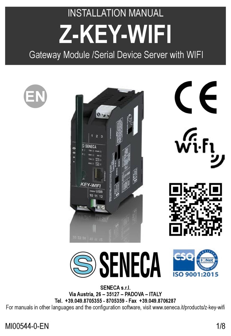 Seneca Z-KEY-WIFI installation manual