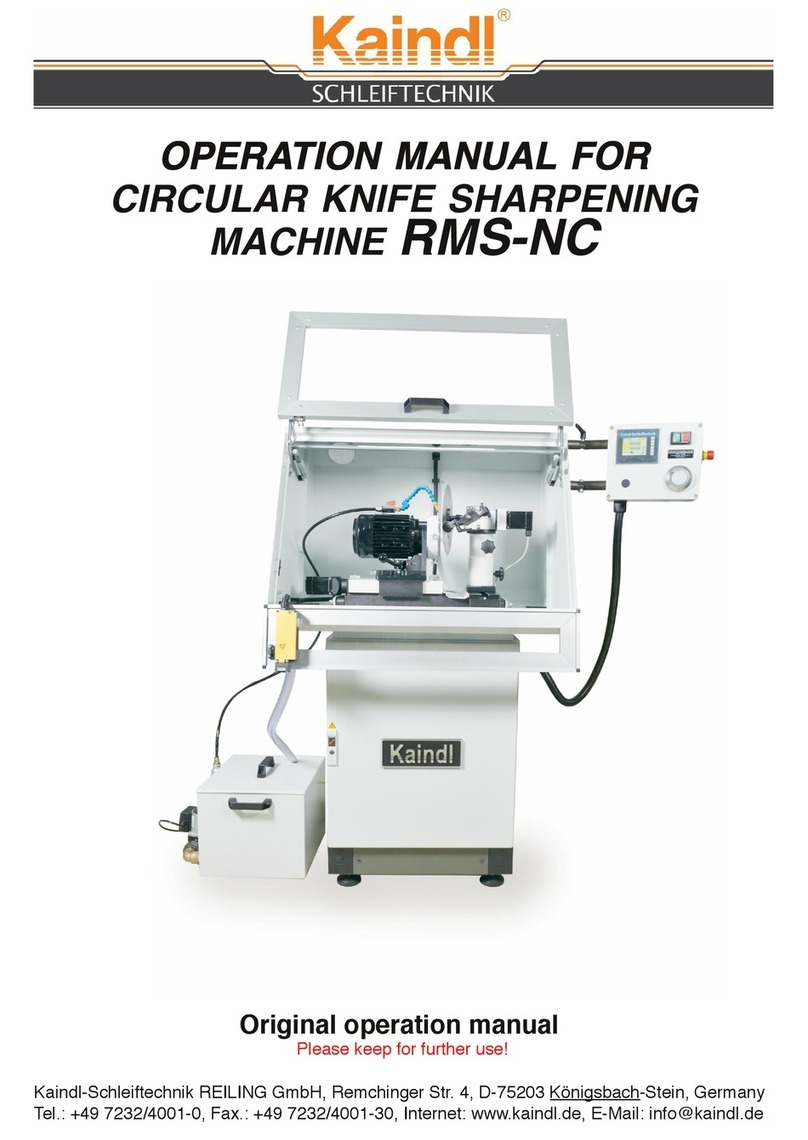 Kaindl RMS-NC User manual