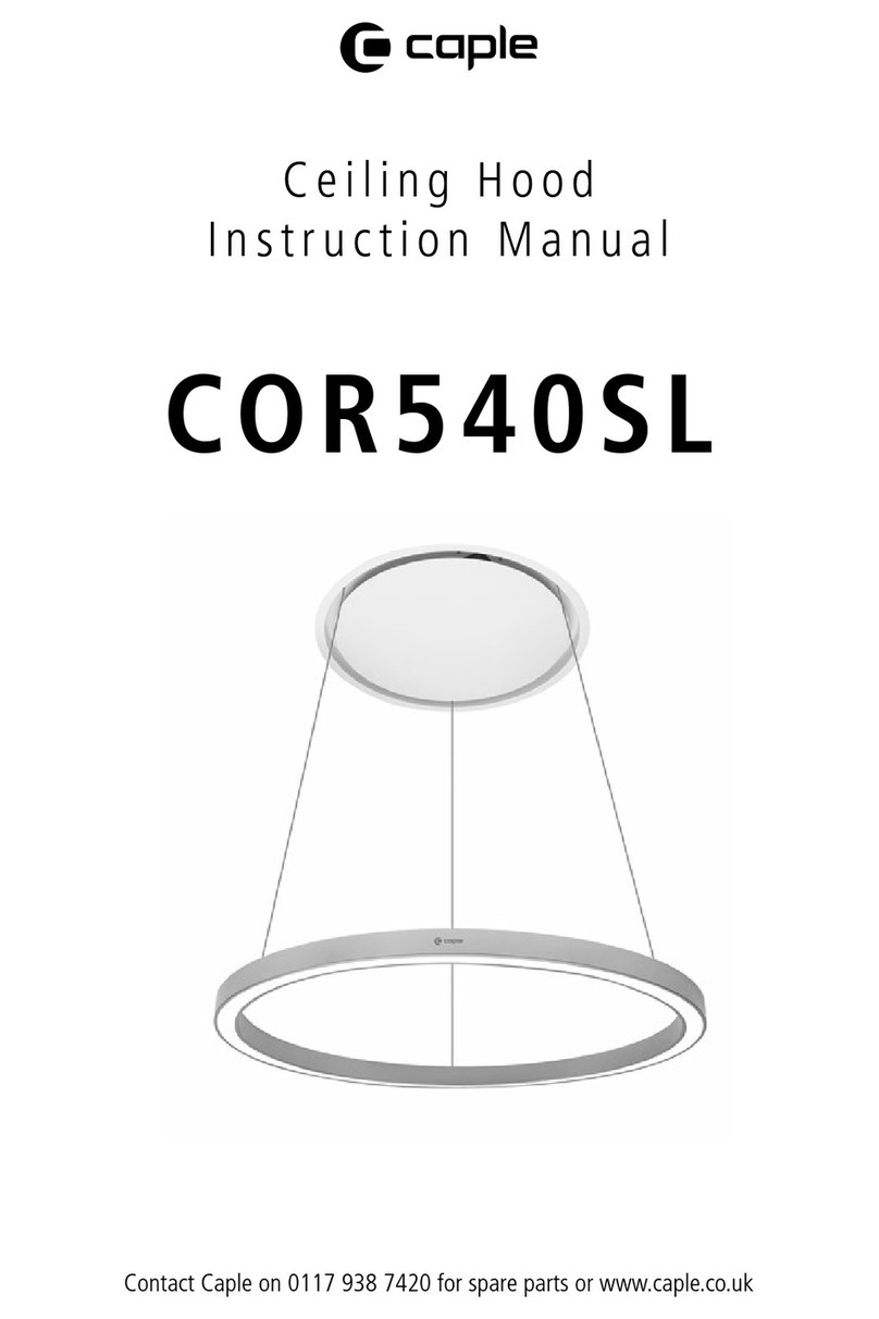 Caple COR540SL User manual