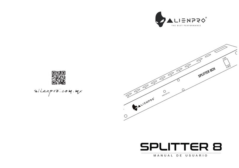 AlienPro SPLITTER 8 user manual