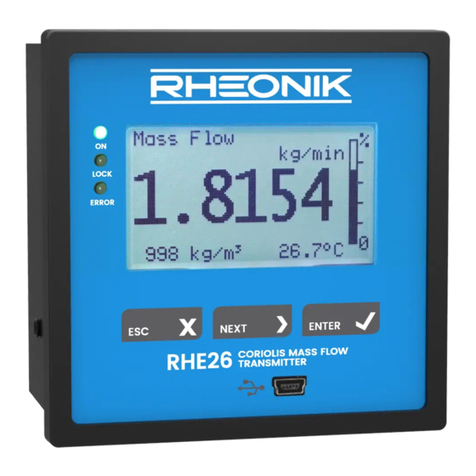RHEONIK RHE26 Installation & start?up guide