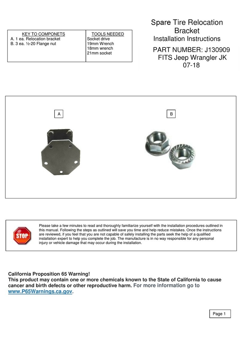 Redrock J130909 User manual