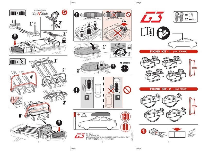 G3 City Crash SPARK 320 User manual