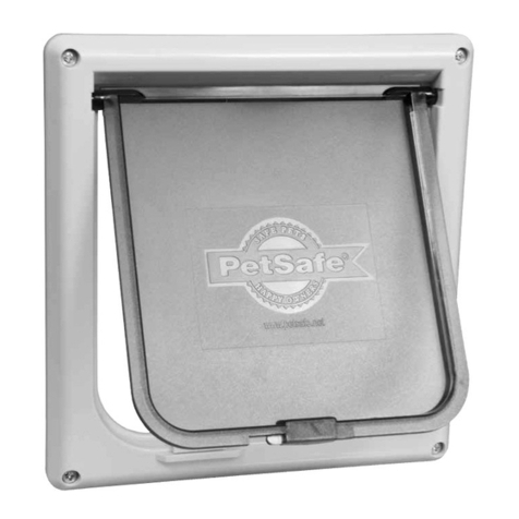 Petsafe 2-Way Interior Cat Door installation guide