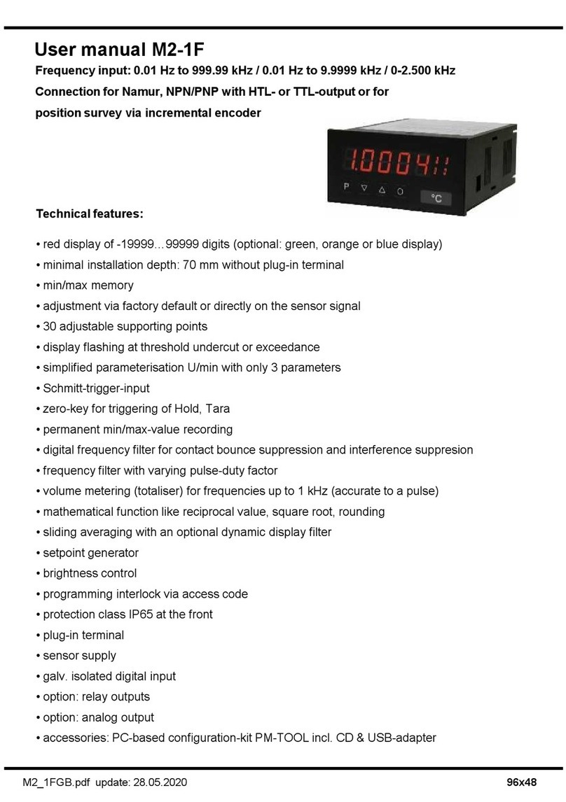 montwill M2-1F Series user manual