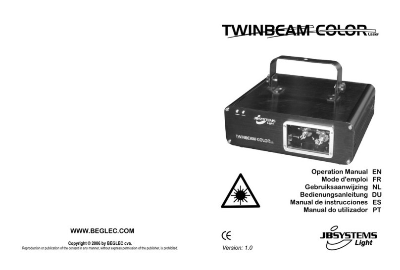 JB Systems Light TWINBEAM COLOR Operation manual