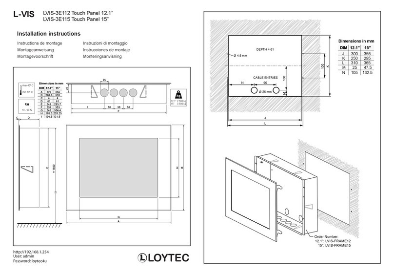 LOYTEC L-VIS Series User manual