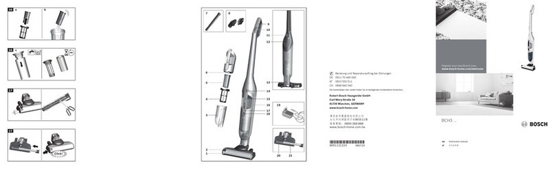 Bosch BCH3 Series User manual