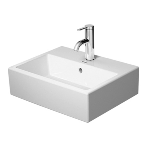 DURAVIT DuraStyle User manual DURAVIT DuraStyle User manual
