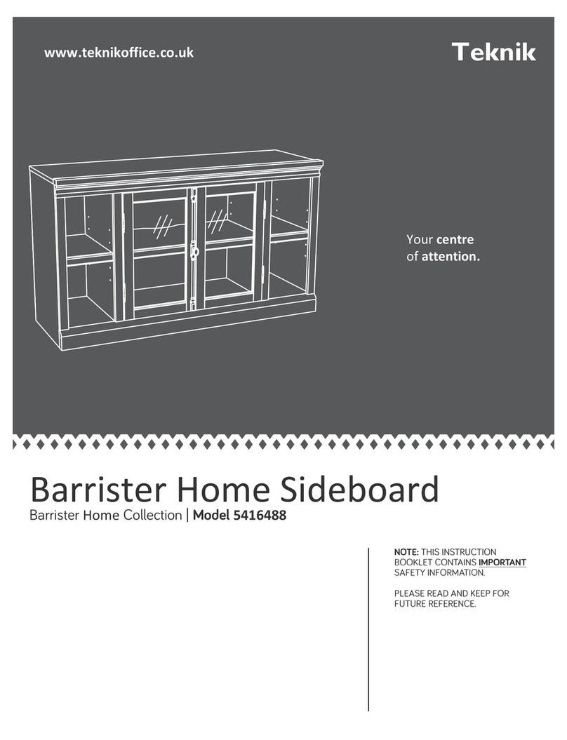 Teknik Barrister Home Instruction booklet