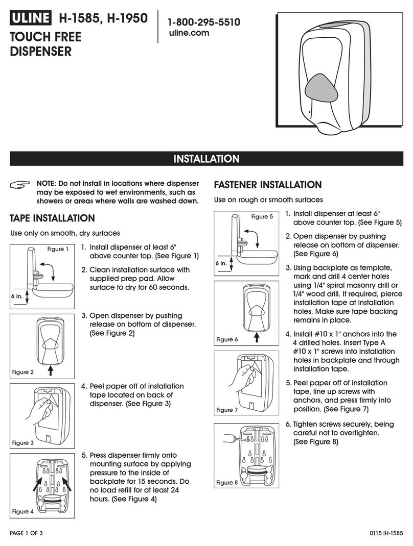 U-Line H-1585 User manual