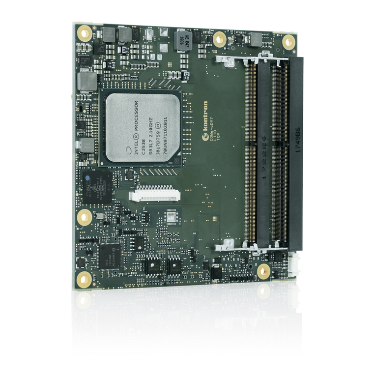 Kontron COMe-cDV7 User manual