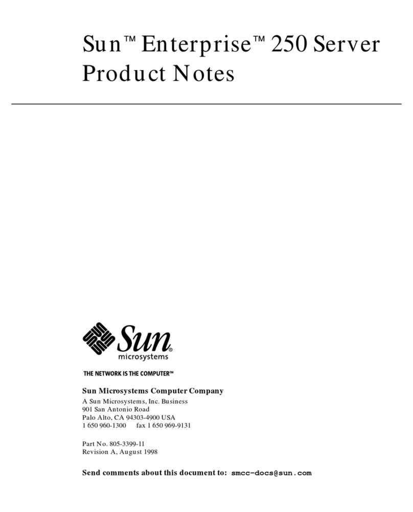 Sun Microsystems Enterprise 250 Product notes