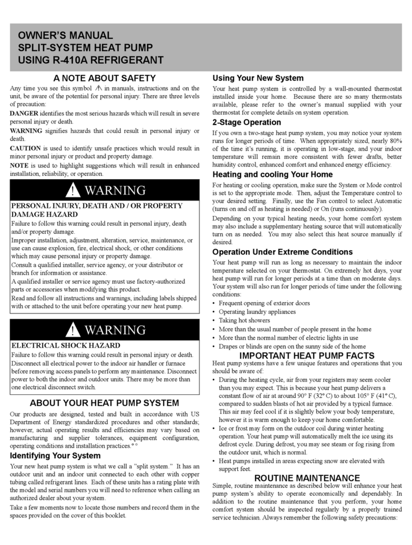 Carrier OG-HPR410GEN-03 User manual
