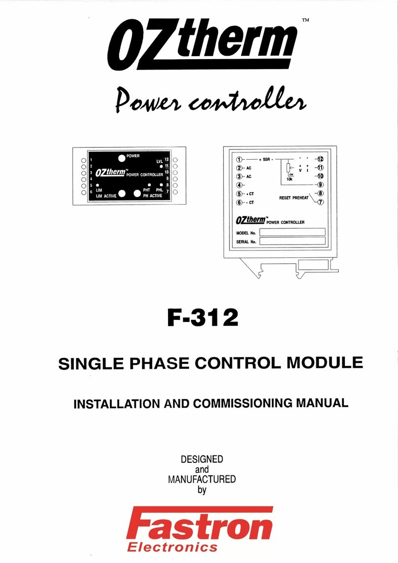FASTRON. OZtherm F-312 Guide