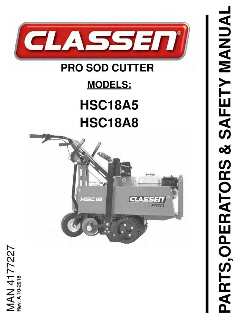 Classen PRO HSC18A5 Instruction Manual