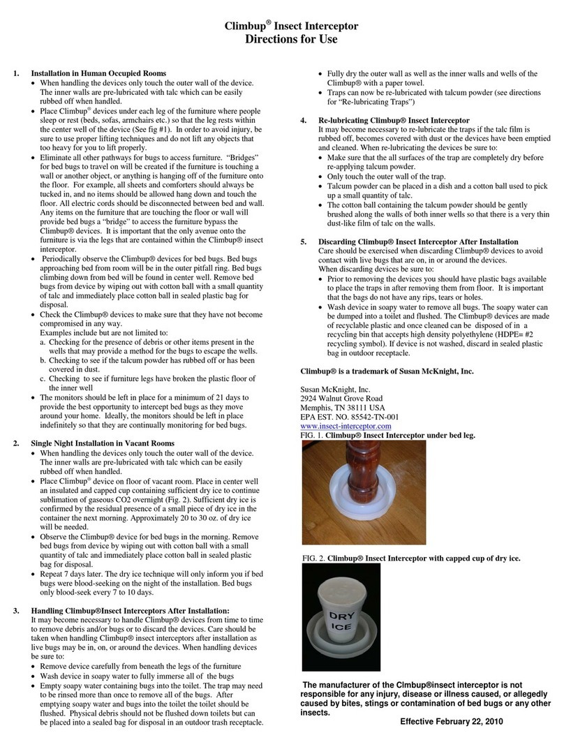 Susan McKnight Climbup Directions for use