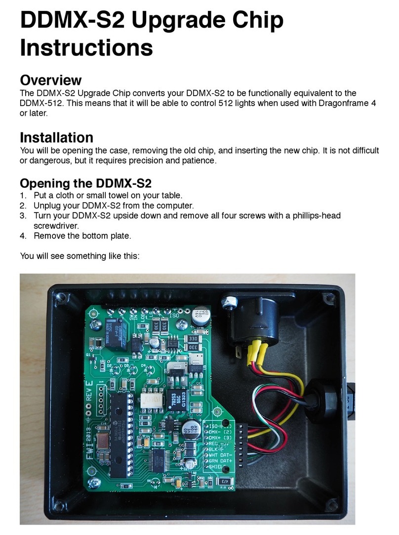 DRAGONFRAME DDMX-S2 Quick start guide
