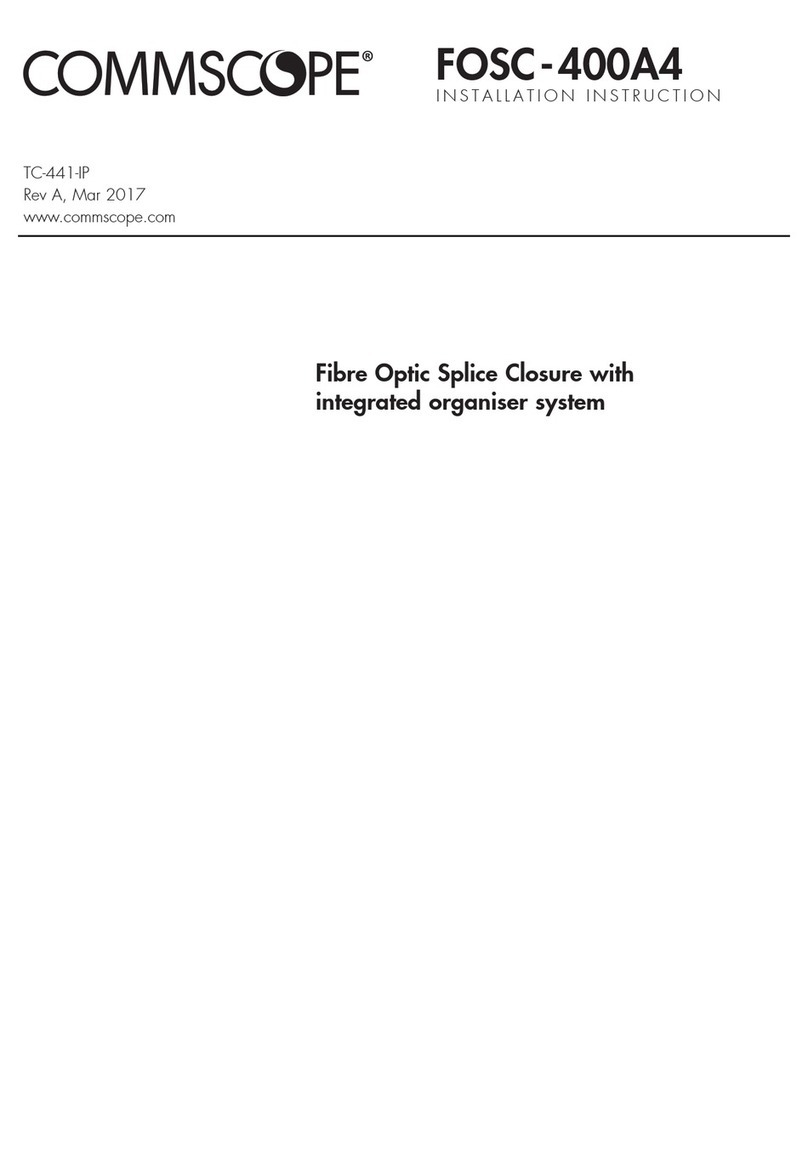 CommScope FOSC-400A4 User manual