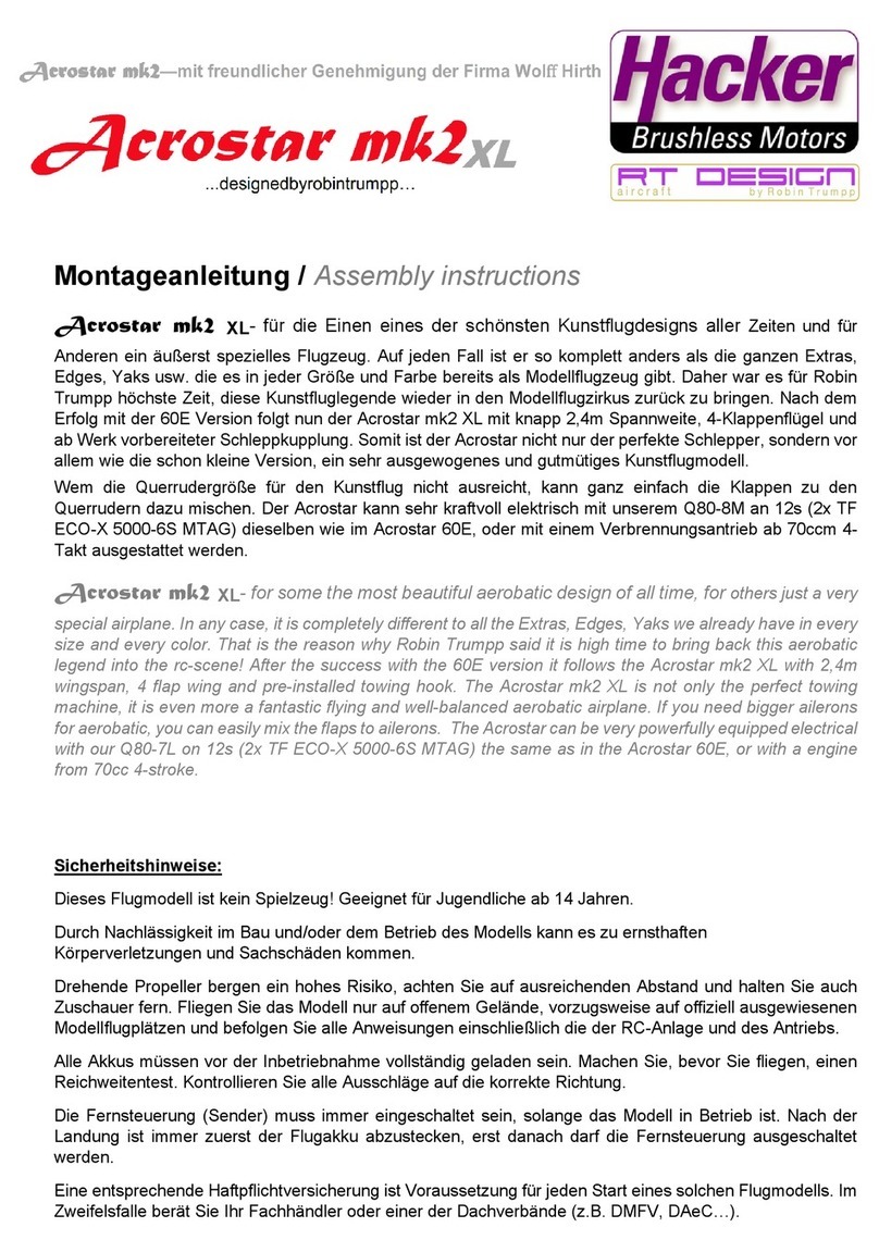 Hacker Acrostar mk2 XL User manual
