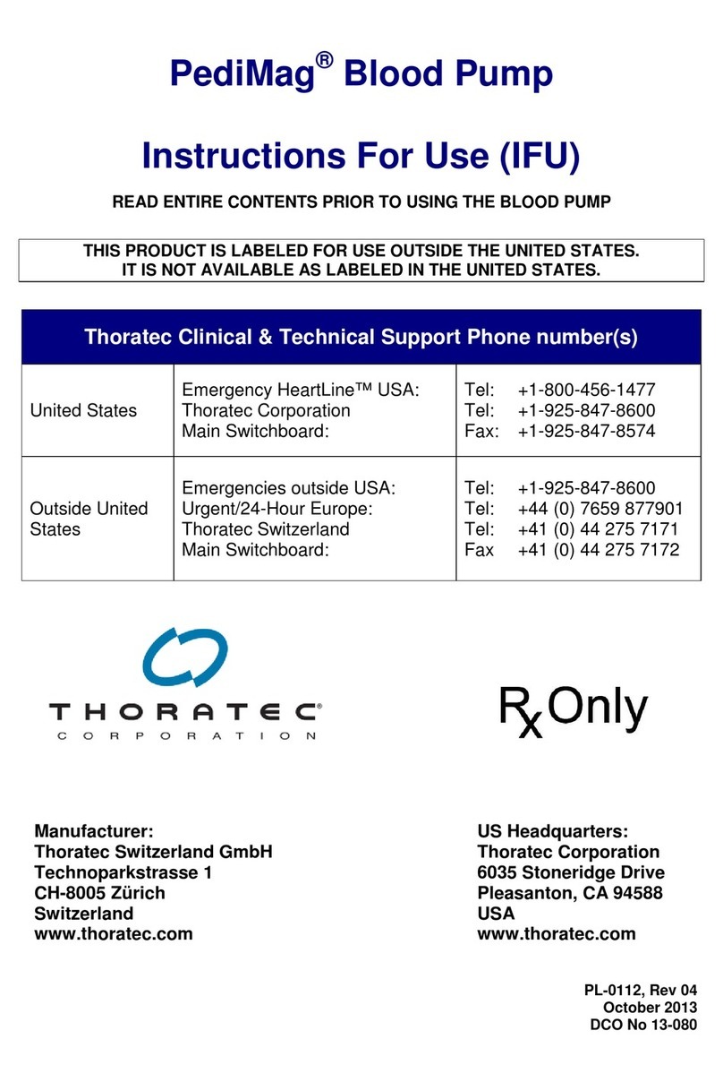 Thoratec PediMag Instructions for use